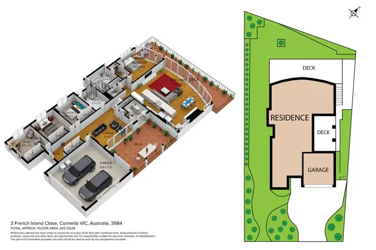 Floorplan of Homely house listing, 3 French Island Close, Corinella VIC 3984