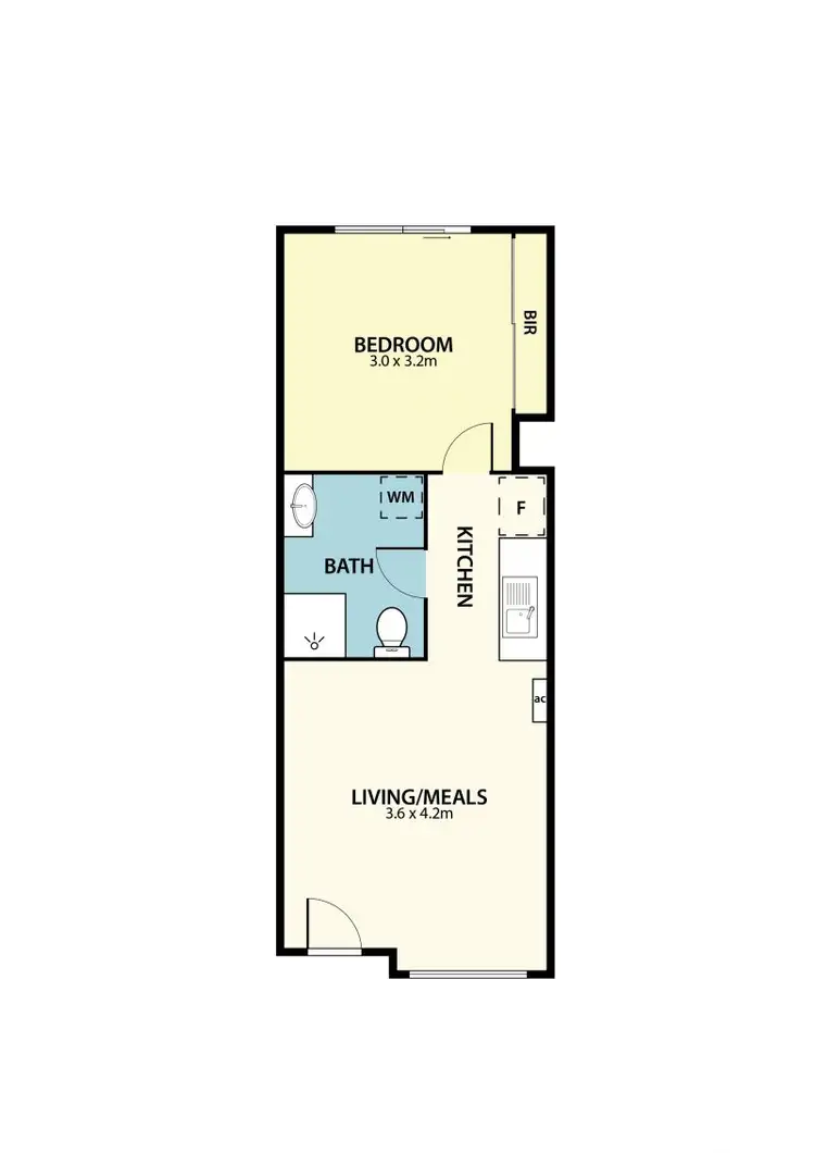 Floorplan of Homely retirement listing, 16/96 Gisborne Road, Bacchus Marsh VIC 3340