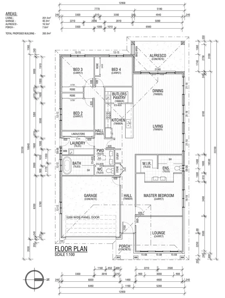 Floorplan of Homely house listing, 8 Bennelong Crescent, Lloyd NSW 2650