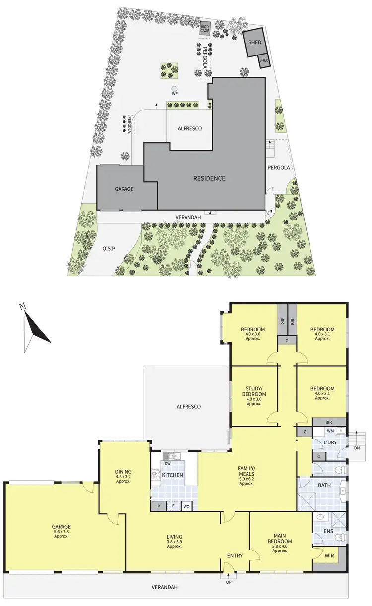 Floorplan of Homely house listing, 13 Fleetwood Drive, Greenvale VIC 3059