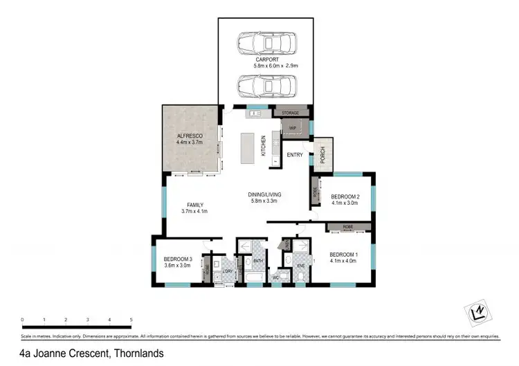 Floorplan of Homely house listing, 4a Joanne Crescent, Thornlands QLD 4164