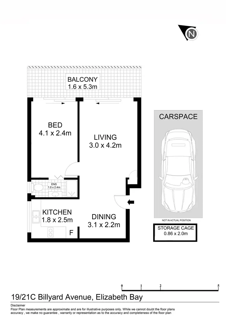 Floorplan of Homely apartment listing, 19/21C Billyard Avenue, Elizabeth Bay NSW 2011