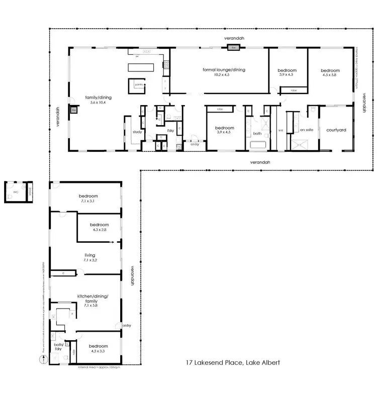 Floorplan of Homely house listing, 17 Lakesend Place, Lake Albert NSW 2650