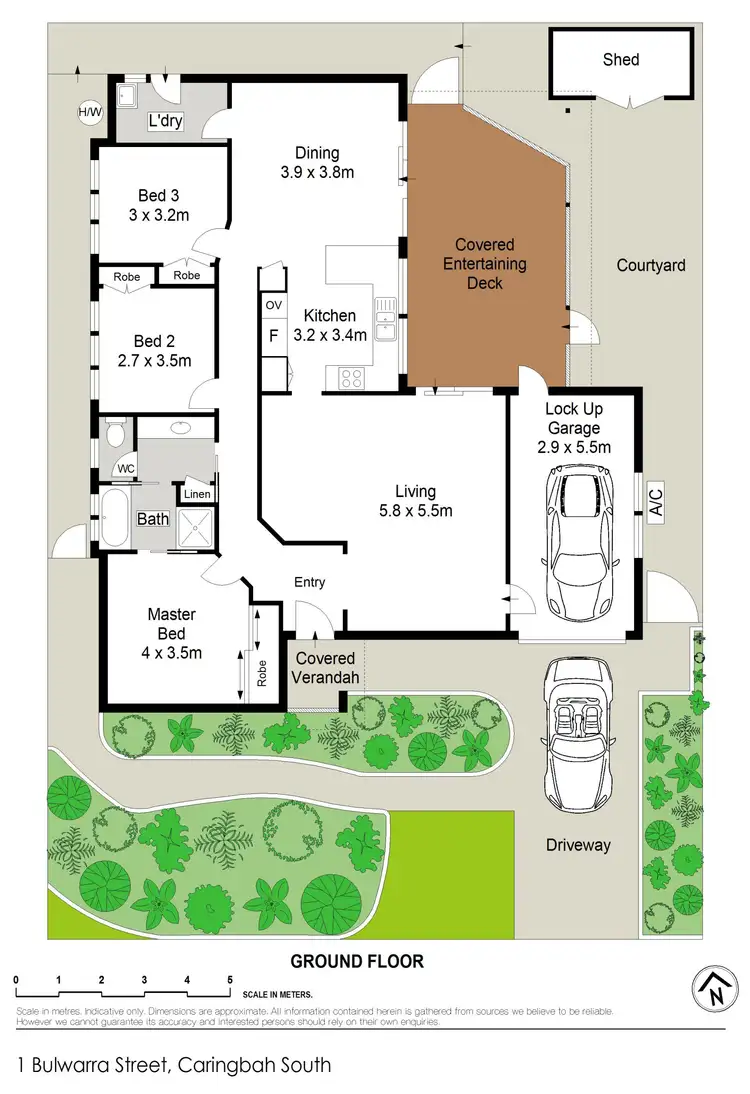 Floorplan of Homely house listing, 1 Bulwarra Street, Caringbah South NSW 2229