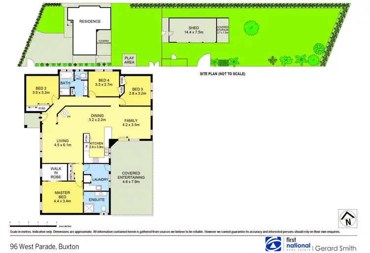 Floorplan of Homely house listing, 96 West Parade, Buxton NSW 2571
