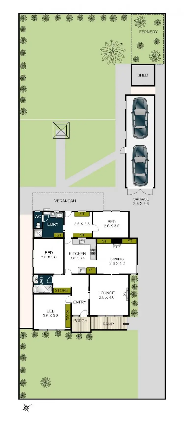 Floorplan of Homely house listing, 63 Shannon Avenue, Manifold Heights VIC 3218