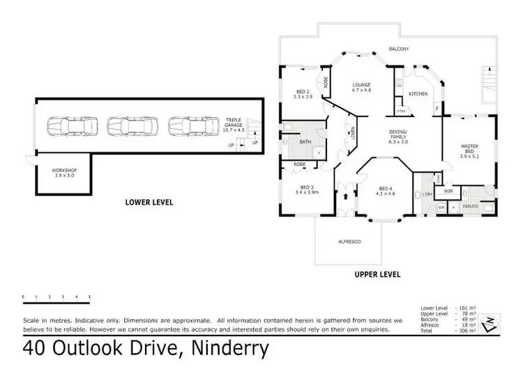 Floorplan of Homely house listing, 40 Outlook Drive, Ninderry QLD 4561