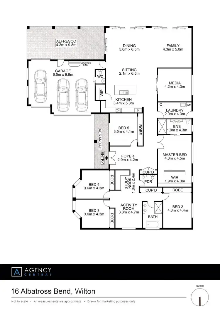 Floorplan of Homely house listing, 16 Albatross Bend, Wilton NSW 2571