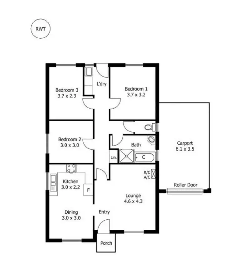 Floorplan of Homely house listing, 1/100 Pimpala Road, Morphett Vale SA 5162