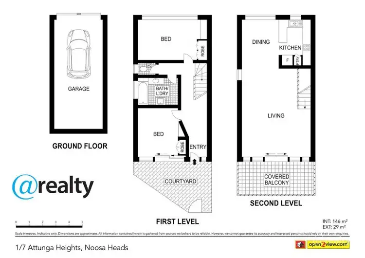 Floorplan of Homely townhouse listing, 1/7 Attunga Heights, Noosa Heads QLD 4567