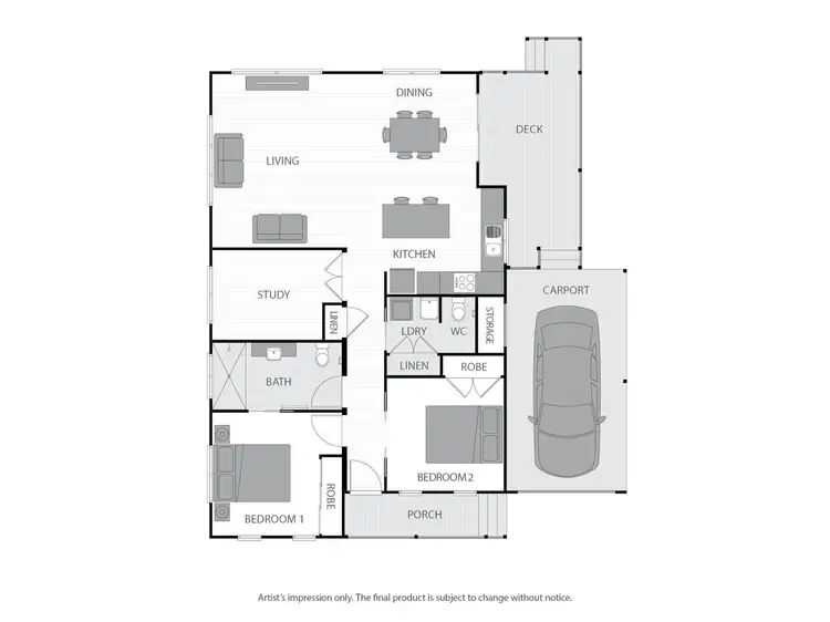 Floorplan of Homely retirement listing, 73/1 Norman Street, Lake Conjola NSW 2539