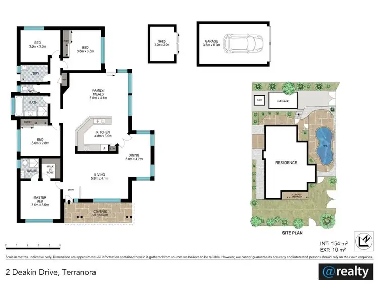 Floorplan of Homely house listing, 2 Deakin Drive, Terranora NSW 2486