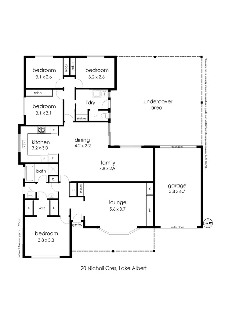 Floorplan of Homely house listing, 20 Nicholi Crescent, Lake Albert NSW 2650