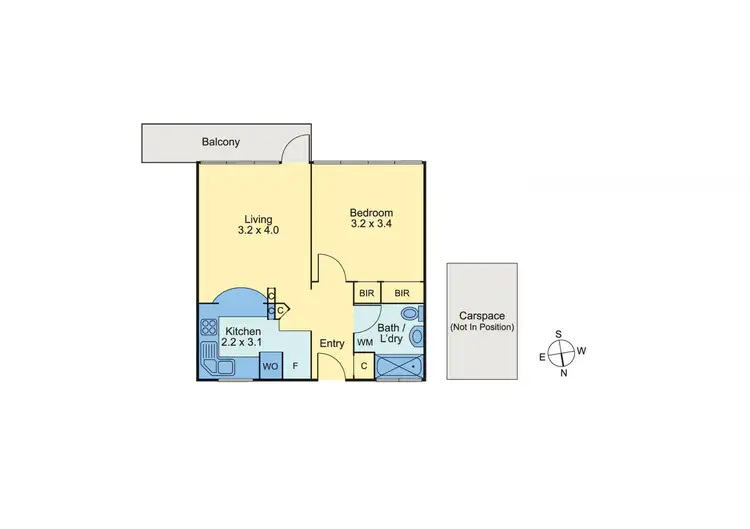Floorplan of Homely unit listing, 7/203 Punt Road, Richmond VIC 3121