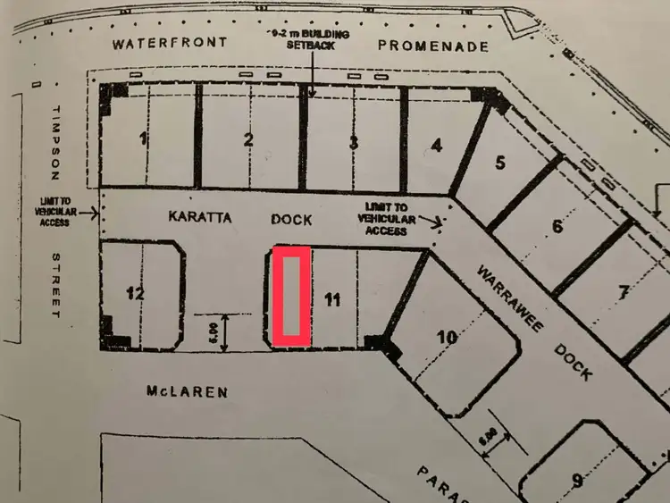 Floorplan of Homely land listing, Lot 21 Karatta Dock, Port Adelaide SA 5015