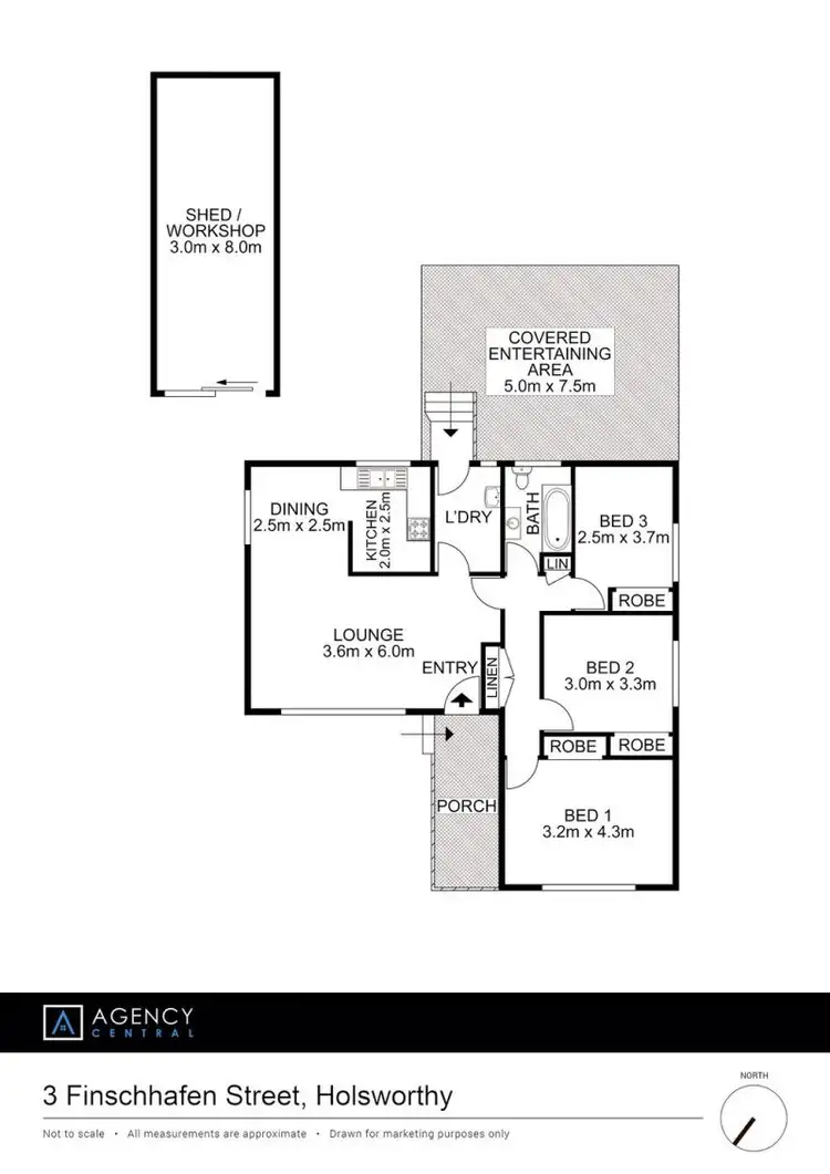Floorplan of Homely house listing, 3 Finschhafen Street, Holsworthy NSW 2173