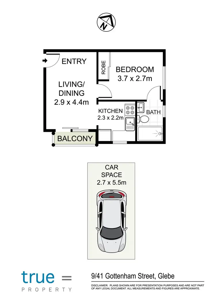 Floorplan of Homely apartment listing, 9/41 Gottenham Street, Glebe NSW 2037