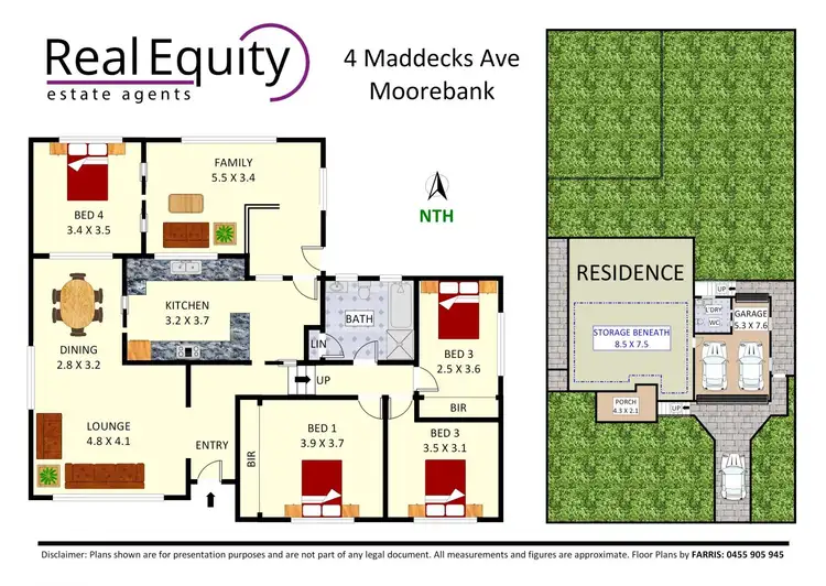 Floorplan of Homely house listing, 4 Maddecks Avenue, Moorebank NSW 2170