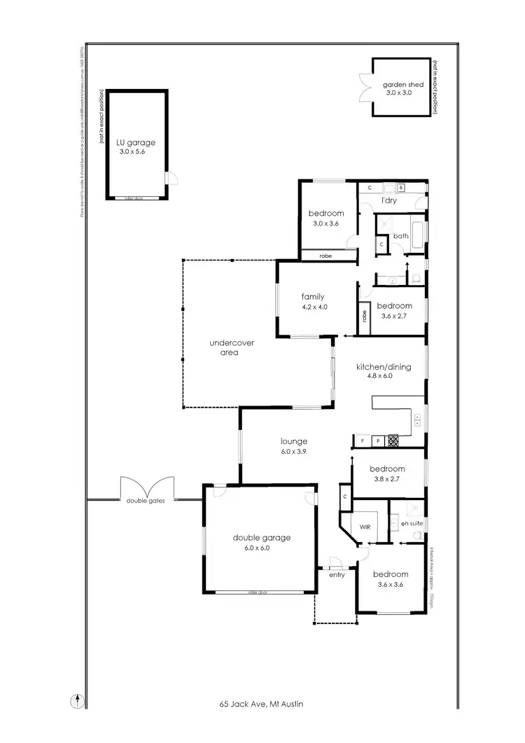Floorplan of Homely house listing, 65 Jack Avenue, Mount Austin NSW 2650