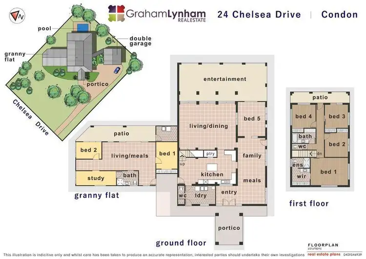Floorplan of Homely house listing, 24 Chelsea Drive, Condon QLD 4815