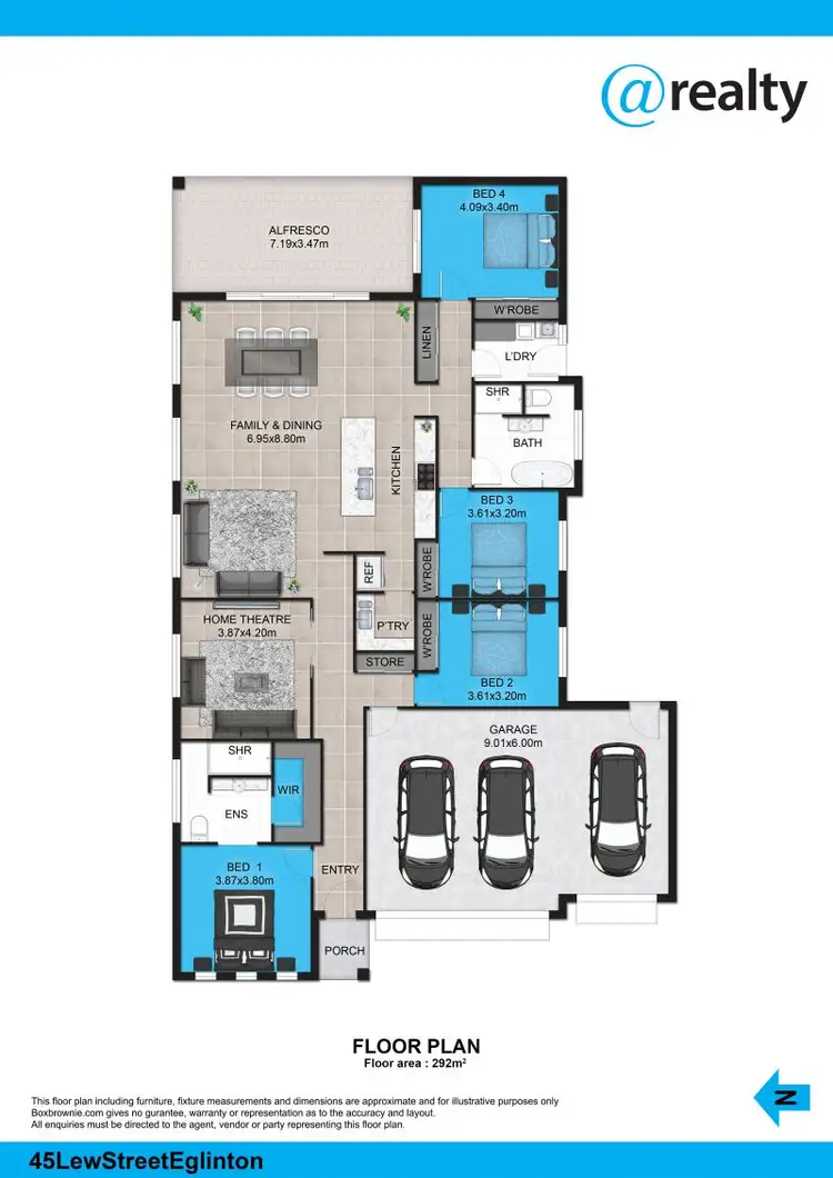 Floorplan of Homely house listing, 45 Lew Avenue, Eglinton NSW 2795