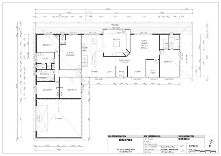 Floorplan of Homely house listing, 14 Green Valley Drive, Drouin VIC 3818