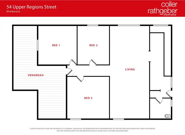 Floorplan of Homely house listing, 54 Upper Regions Street, Dimboola VIC 3414