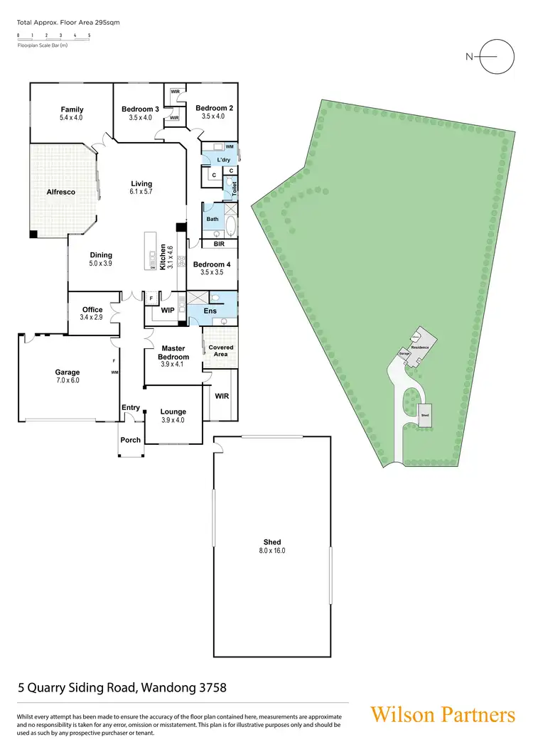 Floorplan of Homely house listing, 5 Quarry Siding Road, Wandong VIC 3758