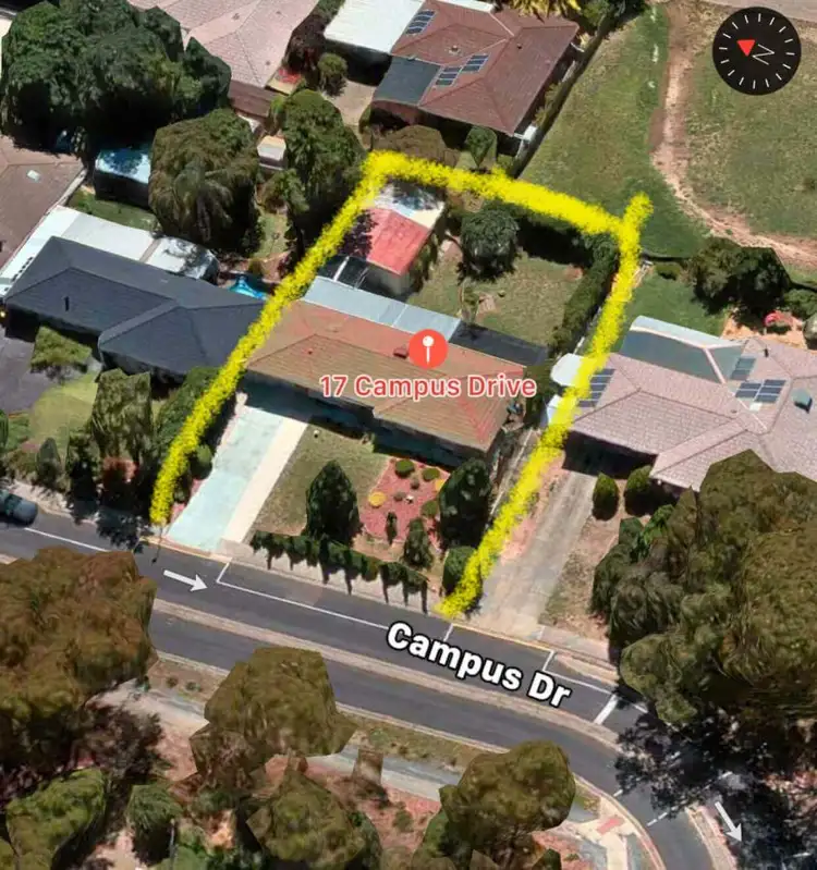 Floorplan of Homely house listing, 17 Campus Drive, Aberfoyle Park SA 5159