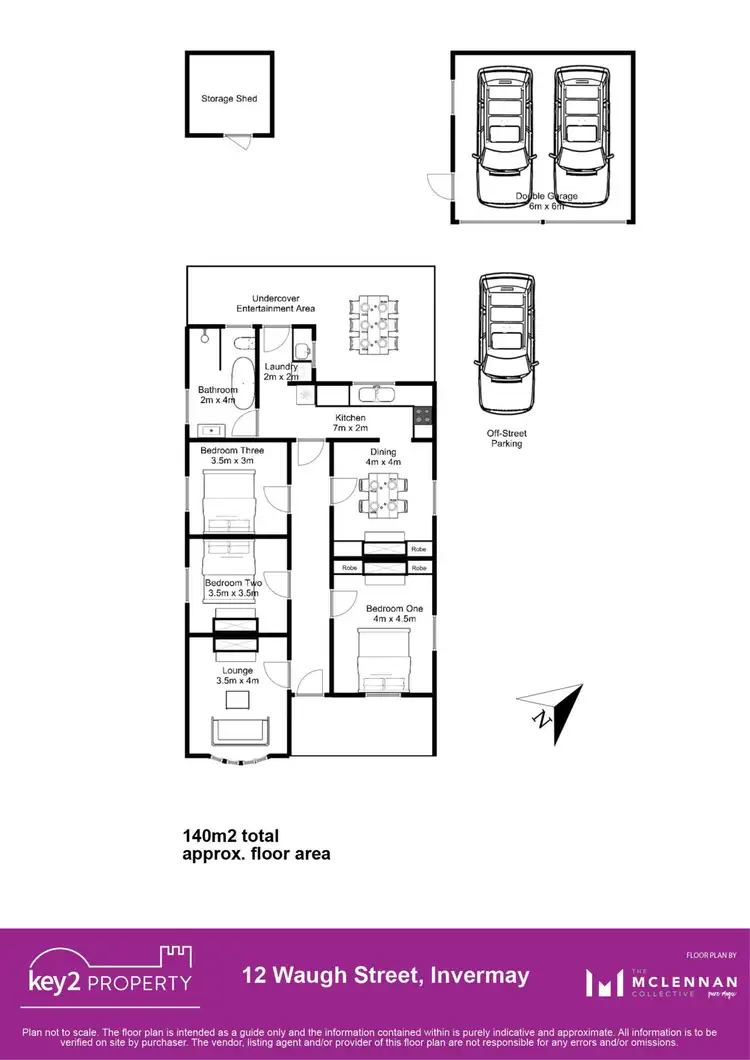 Floorplan of Homely house listing, 12 Waugh Street, Invermay TAS 7248