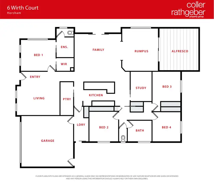 Floorplan of Homely house listing, 6 Wirth Court, Horsham VIC 3400