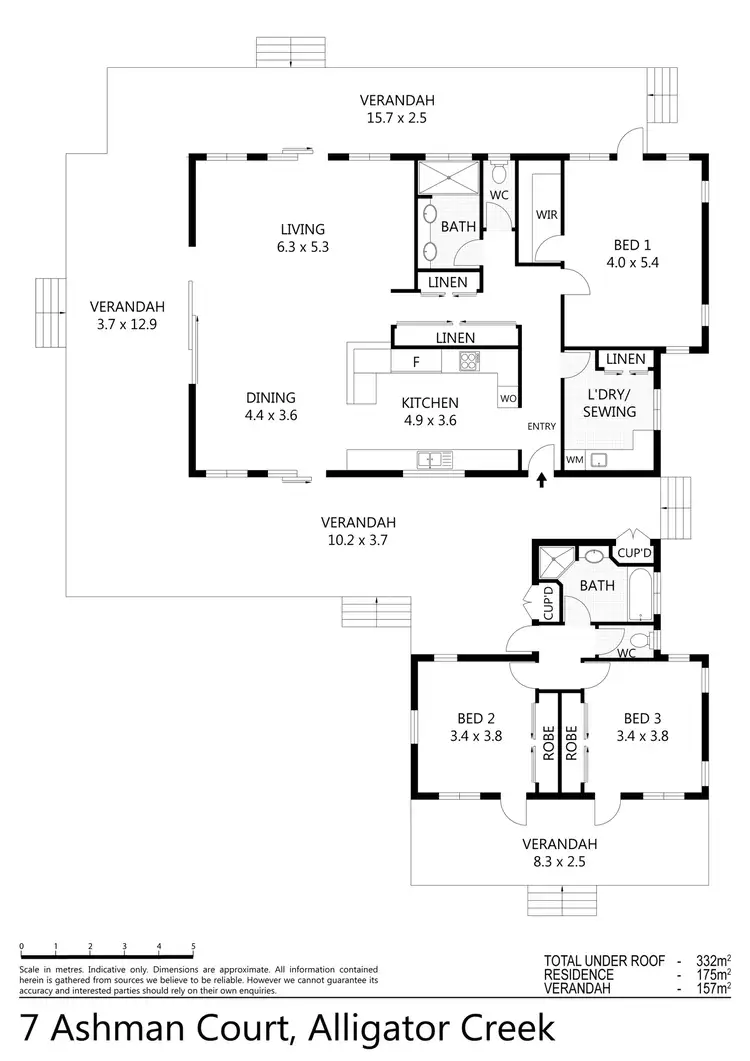 Floorplan of Homely house listing, 7 Ashman Court, Alligator Creek QLD 4816