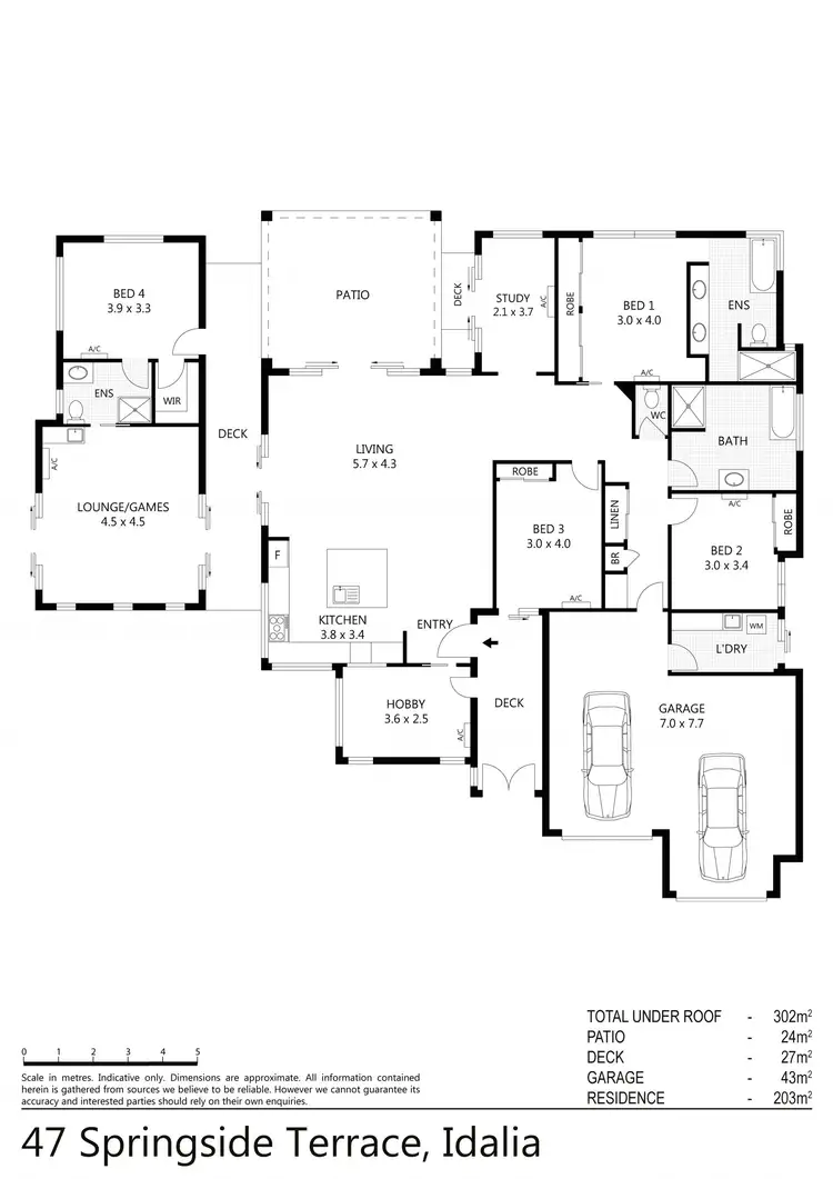Floorplan of Homely house listing, 47 Springside Terrace, Idalia QLD 4811