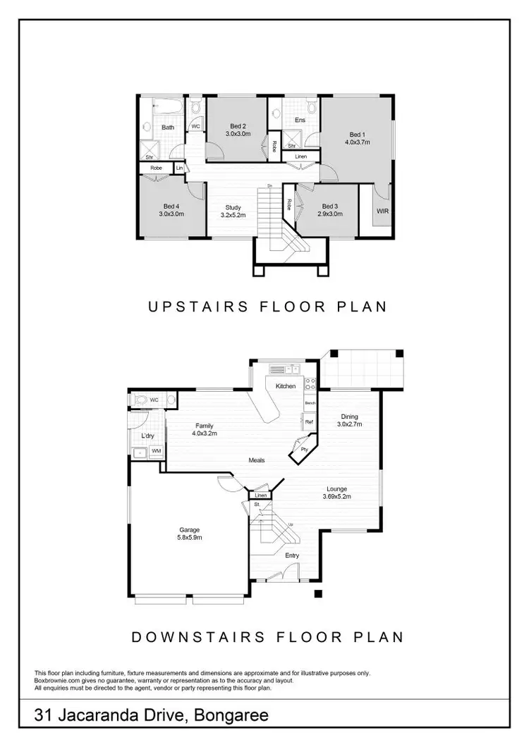 Floorplan of Homely house listing, 31 Jacaranda Drive, Bongaree QLD 4507