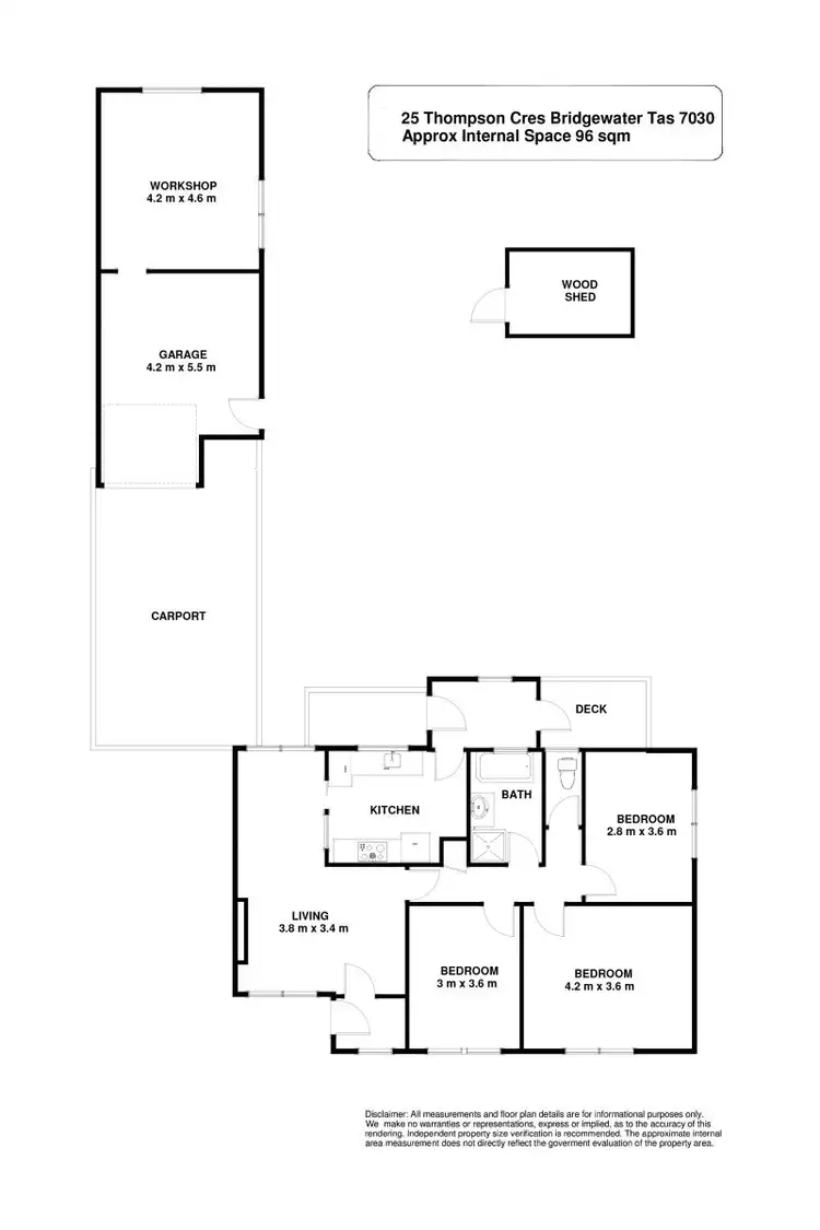 Floorplan of Homely house listing, 25 Thompson Crescent, Bridgewater TAS 7030