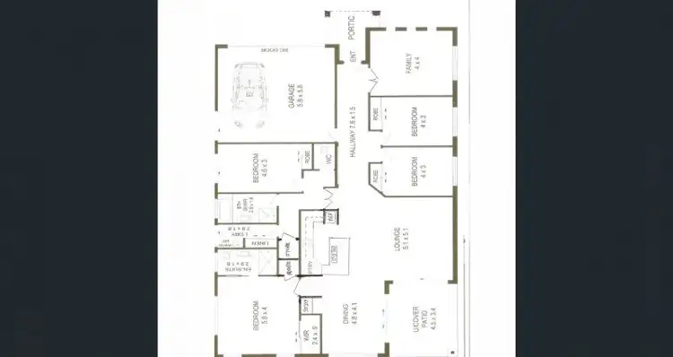Floorplan of Homely house listing, 23 Rhodium Crescent, Hope Island QLD 4212