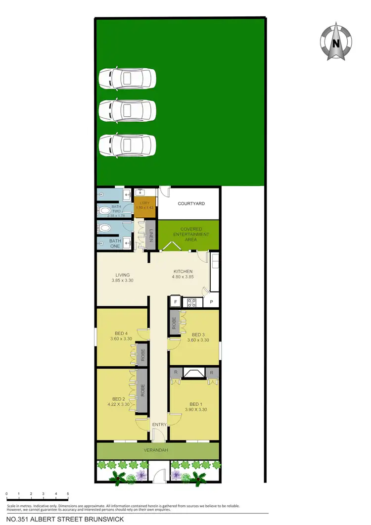 Floorplan of Homely house listing, 351 Albert Street, Brunswick VIC 3056