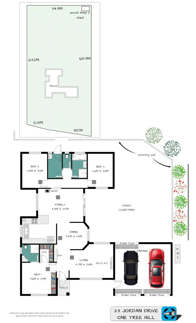 Floorplan of Homely house listing, 23 Jordan Drive, One Tree Hill SA 5114