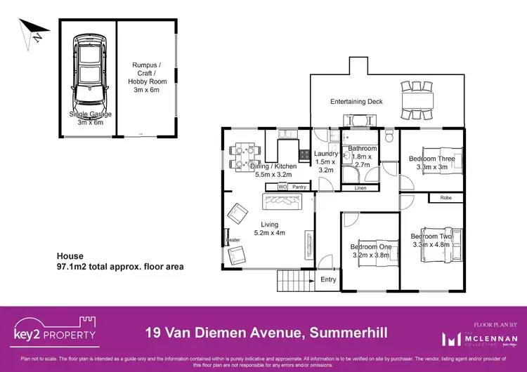 Floorplan of Homely house listing, 19 Van Diemen Avenue, Summerhill TAS 7250