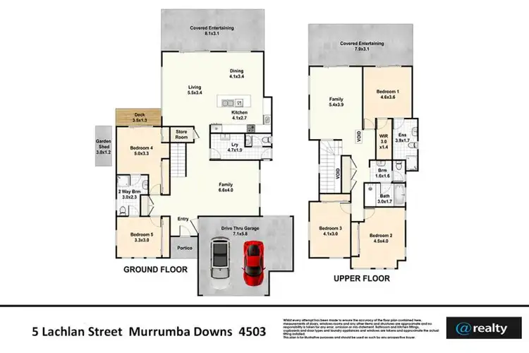Floorplan of Homely house listing, 5 Lachlan Street, Murrumba Downs QLD 4503
