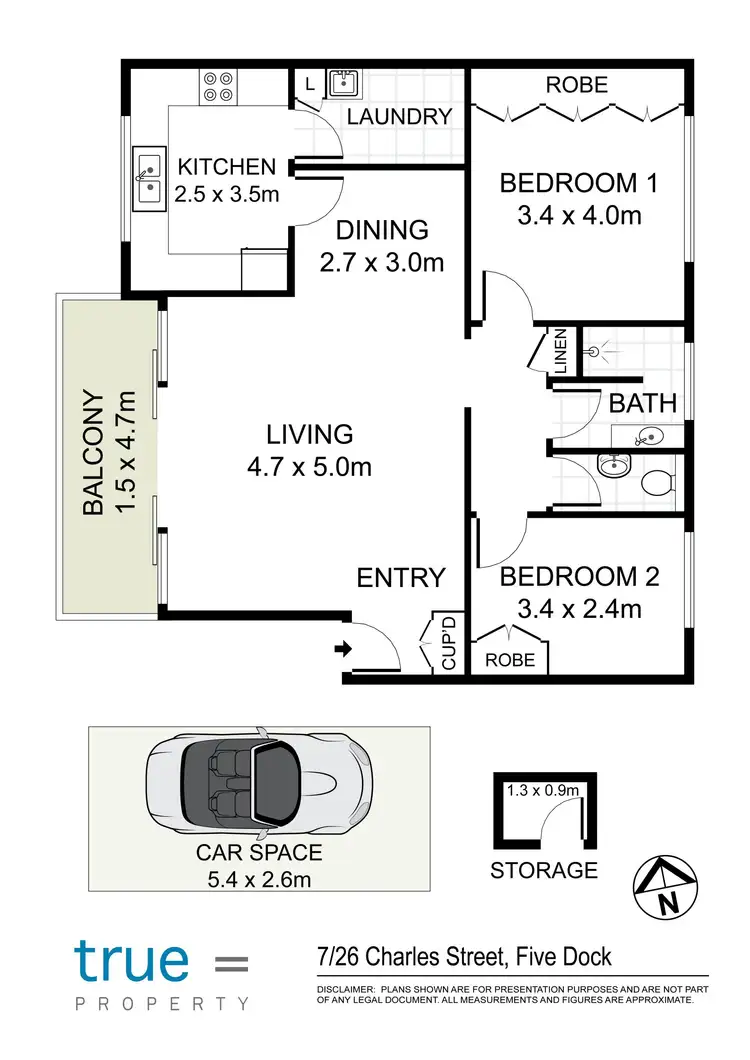 Floorplan of Homely apartment listing, 7/26 Charles Street, Five Dock NSW 2046