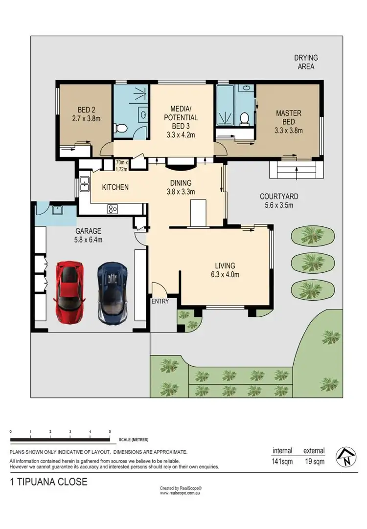 Floorplan of Homely house listing, 1 Tipuana Close, Carindale QLD 4152