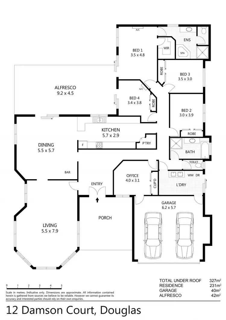 Floorplan of Homely house listing, 12 Damson Court, Douglas QLD 4814