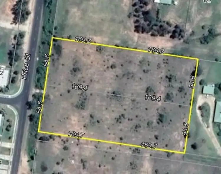 Floorplan of Homely land listing, Lot 23 Price St, Chinchilla QLD 4413