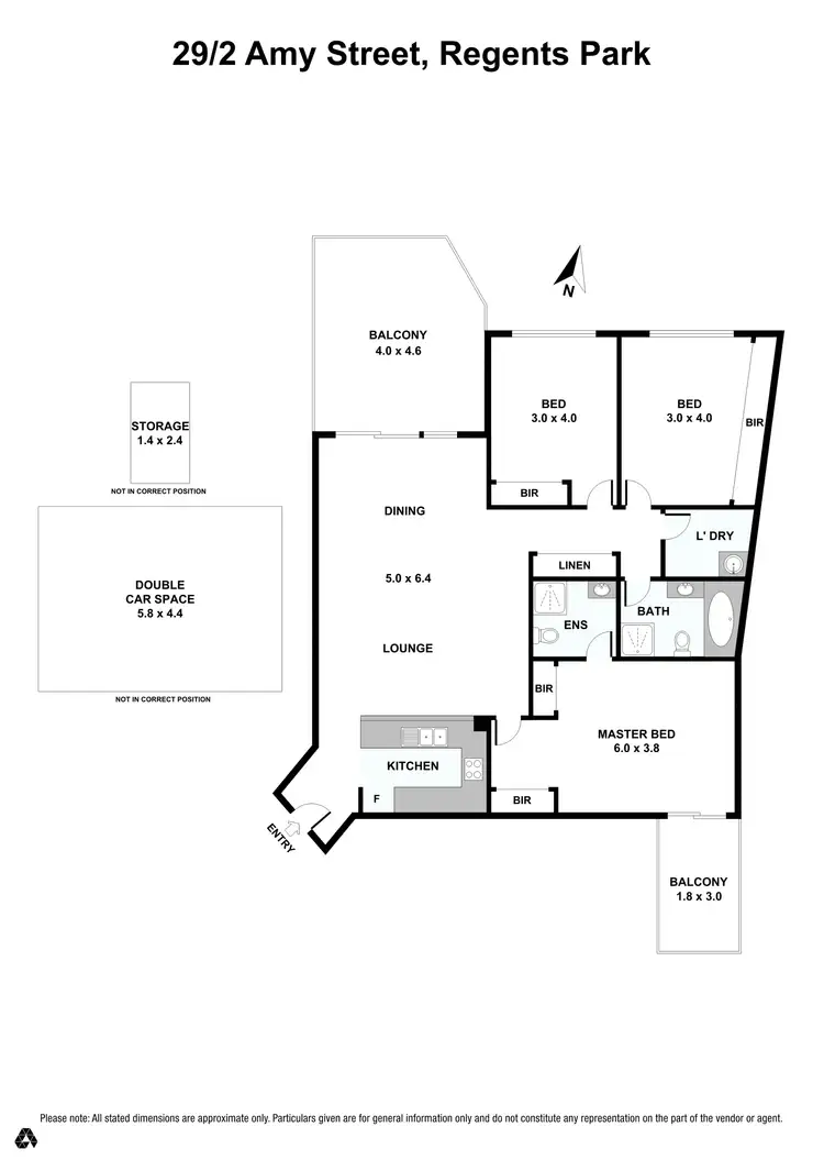 Floorplan of Homely unit listing, 29/2 Amy Street, Regents Park NSW 2143