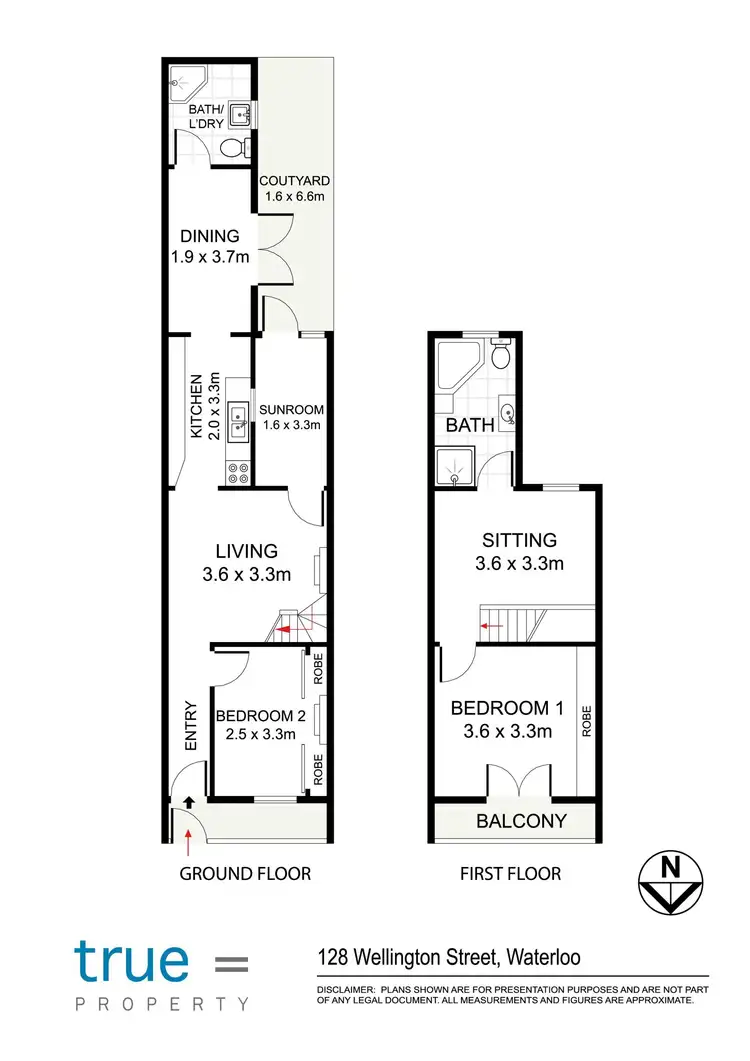 Floorplan of Homely house listing, 128 Wellington Street, Waterloo NSW 2017