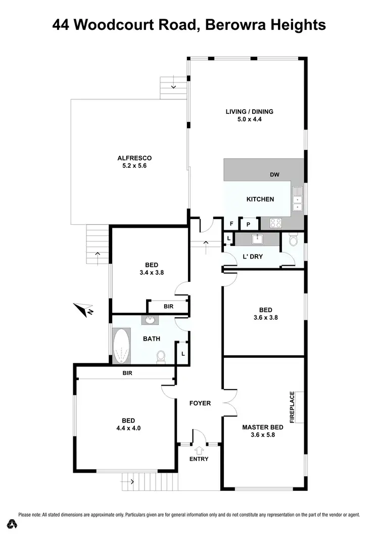 Floorplan of Homely house listing, 44 Woodcourt Rd, Berowra Heights NSW 2082