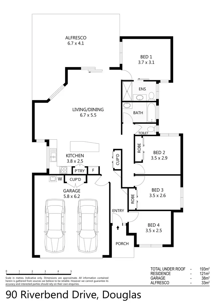 Floorplan of Homely house listing, 90 Riverbend Drive, Douglas QLD 4814