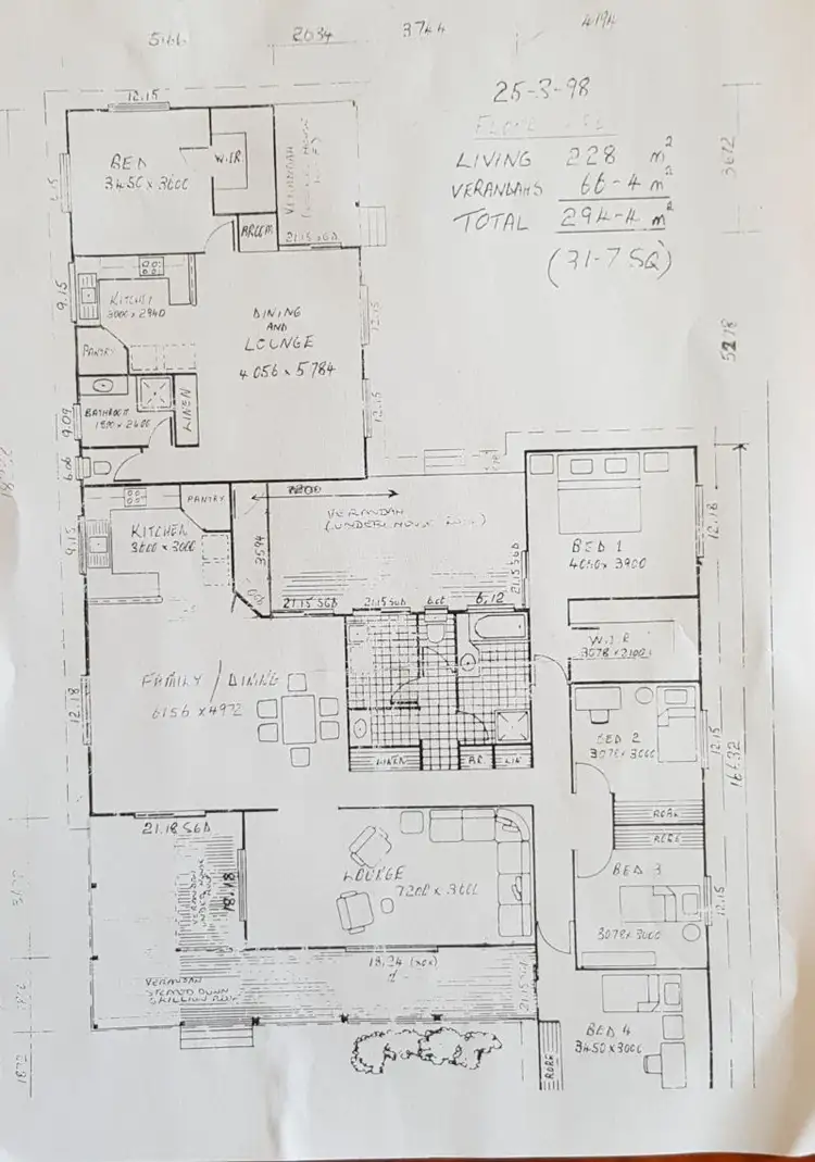 Floorplan of Homely house listing, 15 Stark Drive, Vale View QLD 4352