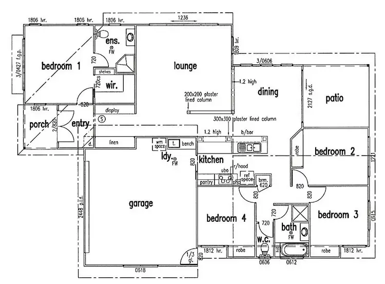 Floorplan of Homely house listing, 55 Tulipwood Drive, Tinana QLD 4650